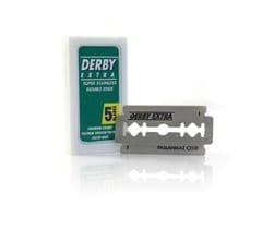 Derby Extra Double Edge Razor Blades for safety razors 5 pack