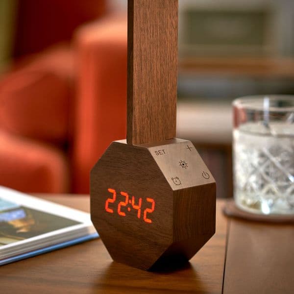 Gingko Octagon One Plus Portable Alarm clock desk light