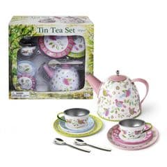 Imagetoys Tin Tea Set birds design