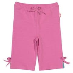 Kite Bow Cropped Leggings Pink