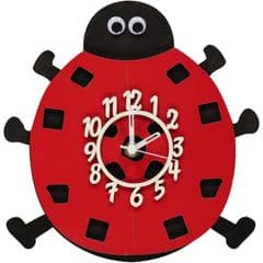 Little Timbers Ladybird Pendulum Clock