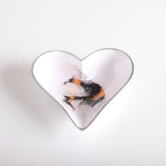 Tilnar Wildlife Heart Dish Small by Meg Hawkins
