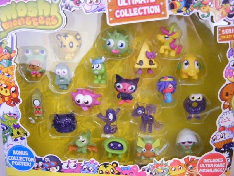 BN MOSHI MONSTERS ULTIMATE FIGURES COLLECTION SERIES 1 INC ULTRA RARE MOSHLINGS (2a)