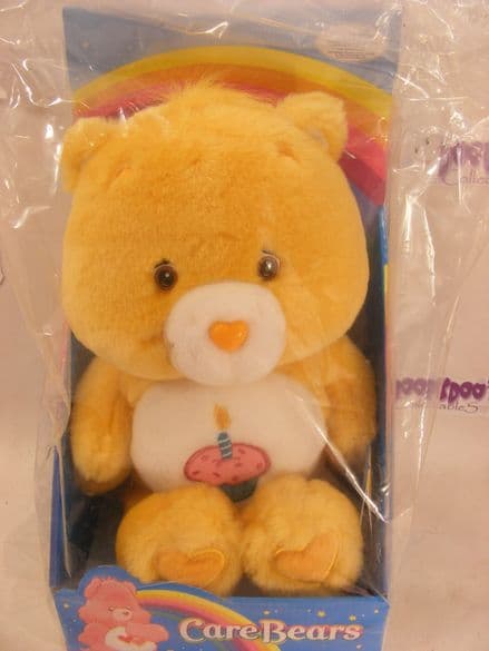 BRAND NEW AND BOXED 12" BIRTHDAY CAREBEAR CARE BEARS (1)