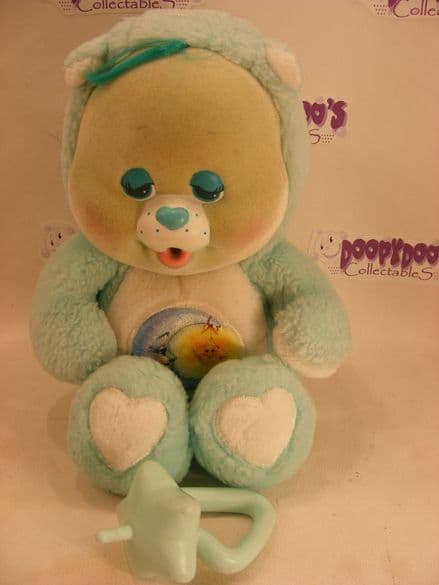 VINTAGE 11" BEDTIME CARE BEARS CUB WITH DUMMY