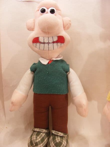VINTAGE 12" WALLACE FROM WALLACE & GROMIT (80S)
