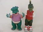 VINTAGE 6" DINOSAURS FIGURES FROM THE 80'S SITCOM