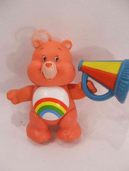 VINTAGE CHEER CARE BEARS POSEABLE + ACCESSORY