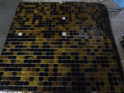 0.86m2 ( 8 tiles)  CLEARANCE/Damaged GM01 Glass Mosaic 327 x 327 x 4 mm