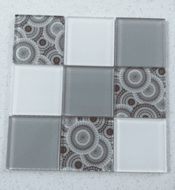 1m2 CLEARANCE TG9898-01 Glass Mosaic 300 x 300 x 8mm