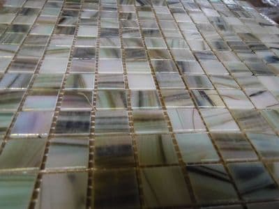2m2 CLEARANCE/Damaged F03 Glass Mosaic 327 x 327 x 4 mm
