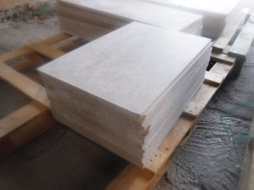 4m2 CLEARANCE / DAMAGED Dijon BRUSHED Limestone 600 x 400 x 12 mm tiles (1)