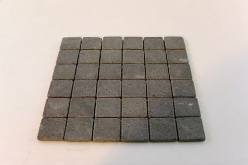 Brighton Black / Nero  Basalt  Mosaics 50mm x 50mm ( 5 x 5 cm) £ 36.99 per m2