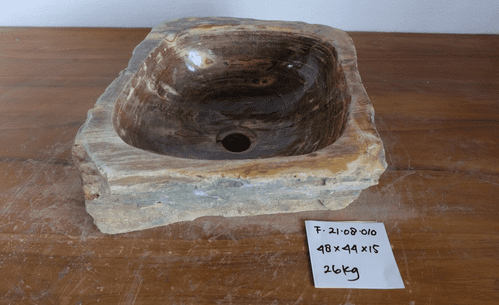 Decadent Petrified Wood Sink approx 48 cm x  44 cm  x 15 cm (Sink F.21.08.010)