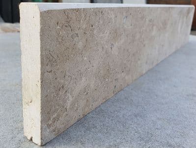 Dijon BRUSHED Limestone 600 x 100 x 20 mm Bevelled Edge tiles only £ 4.99