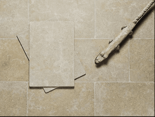 Dijon TUMBLED Limestone floor / wall tiles  600 mm x 400 mm x 12 mm for flooring