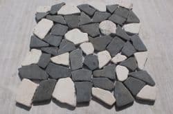 Grey & White Natural Marble Mosaic Verona  wall & floor  Tiles