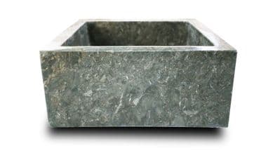 Milan Grey Natural Stone  Marble wash basin 30 x 30 cm