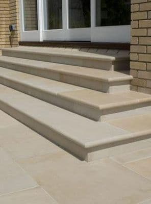 Mint Fossil Honed & Sawn Bullnosed Coping Stone 900 x 350 x 30 £ 26.99 each