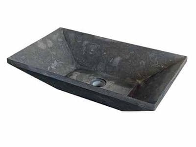 Nero Marble Stone Trapezio Sink 60 cm x 35 cm x 15 cm