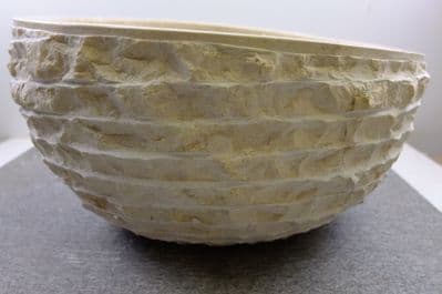 Pisa Cream/ Beige Marble Stone Wash Basin 40 cm x 26 cm