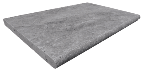 Silver Travertine Pool Coping  Bullnosed Steps 610 x 406 x30