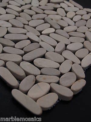 beige split pebble tile