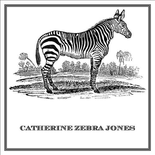 Zoomorphic' Greeting Card Catherine Zebra Jones