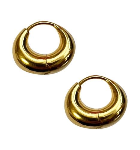 Cashew Earrings - 18 Carat Gold Vermeil - 2 Sizes