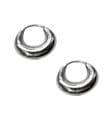Cashew Earrings - Silver - 2 Sizes