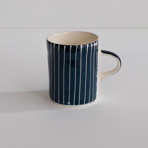 Ceramic Espresso Cup - Striped - Various Colours Available