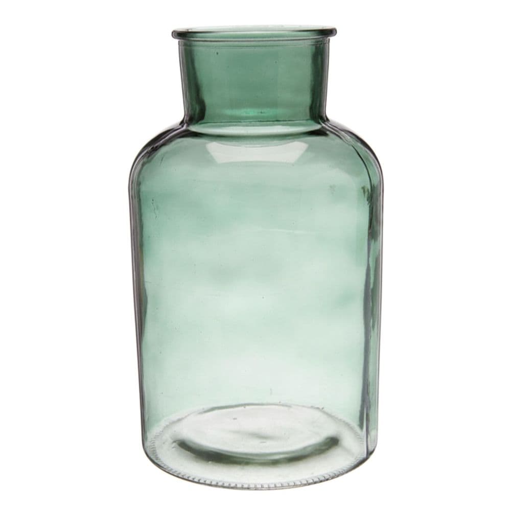 Coloured Glass Jar Vase - Various Colours Available