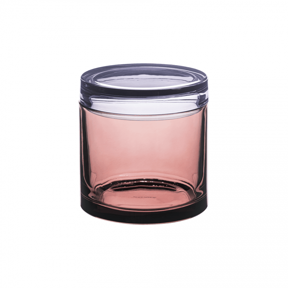 Coloured Glass Storage Jar - Small