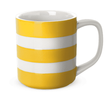 Cornishware Striped Mug - 10 oz - Various Colours Available