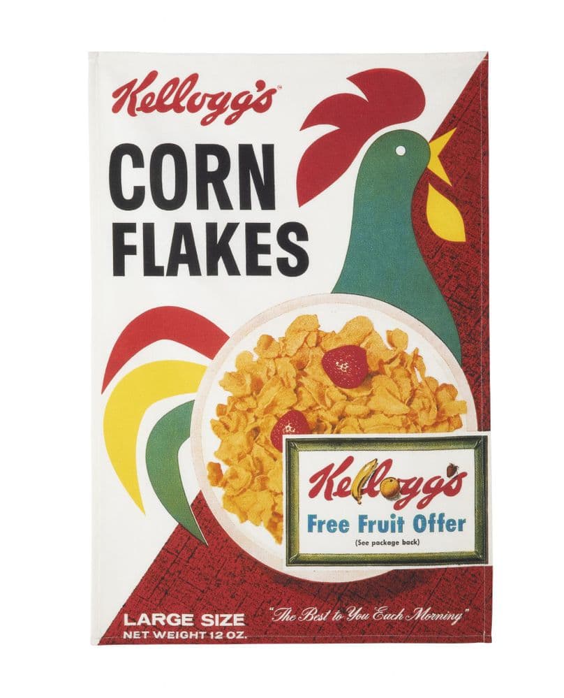 Cotton Tea Towel - Kellogg's Corn Flakes
