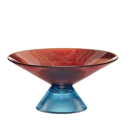 Glass, 2 in 1, Bon-Bon Bowls  -  Blue & Orange