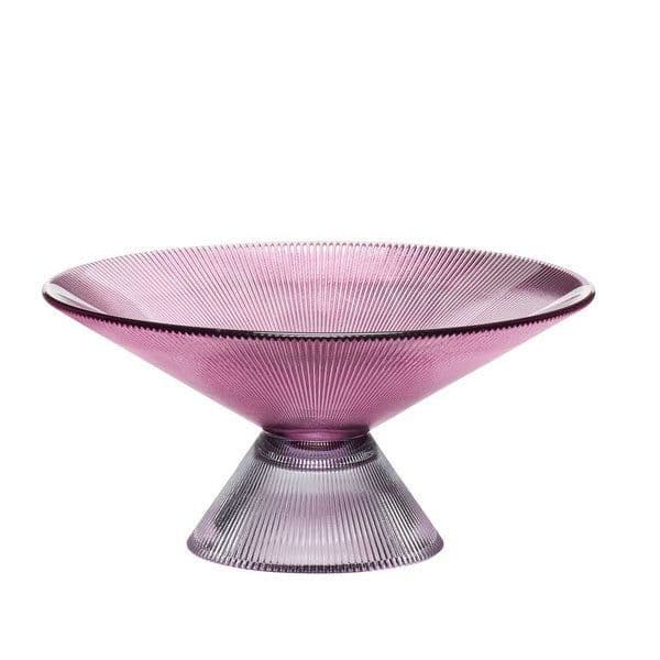 Glass, 2 in1, Bon-Bon Bowls - Pink & Grey
