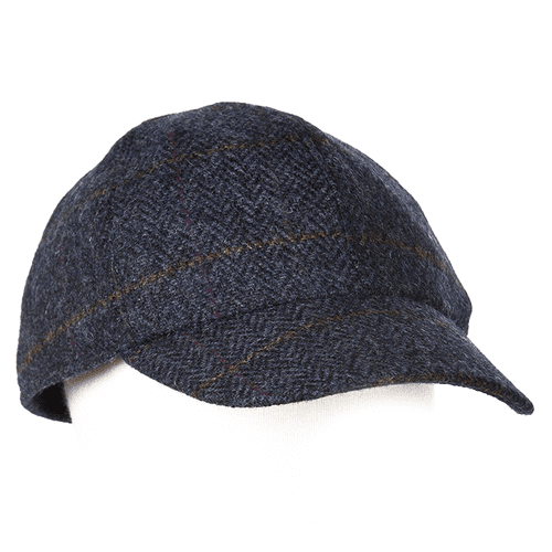 Irish Tweed - Baseball Cap - Blue (H57)