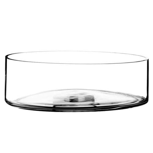 Large Straight Edge Glass Bowl