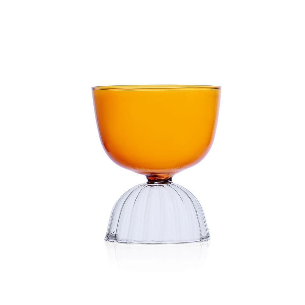 Milanese Glass - Skirt Glass - Water - Amber