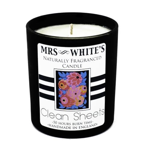 Mrs White's - Scented Candle - Clean Sheet