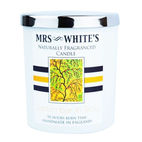 Mrs White's - Scented Candle - September in Sicily
