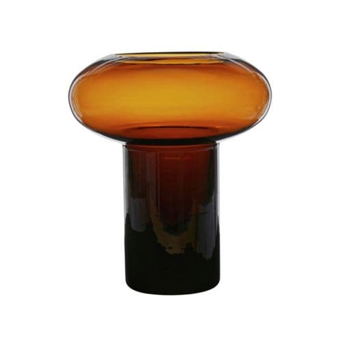 Mushroom Glass Vase - Various Colours Available