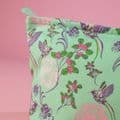 Printed Cotton - Wash Bag - Hummingbird Mint