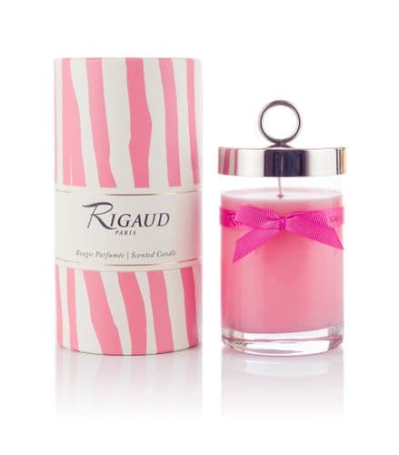 Rigaud  Candle With Lid - Rose Couture