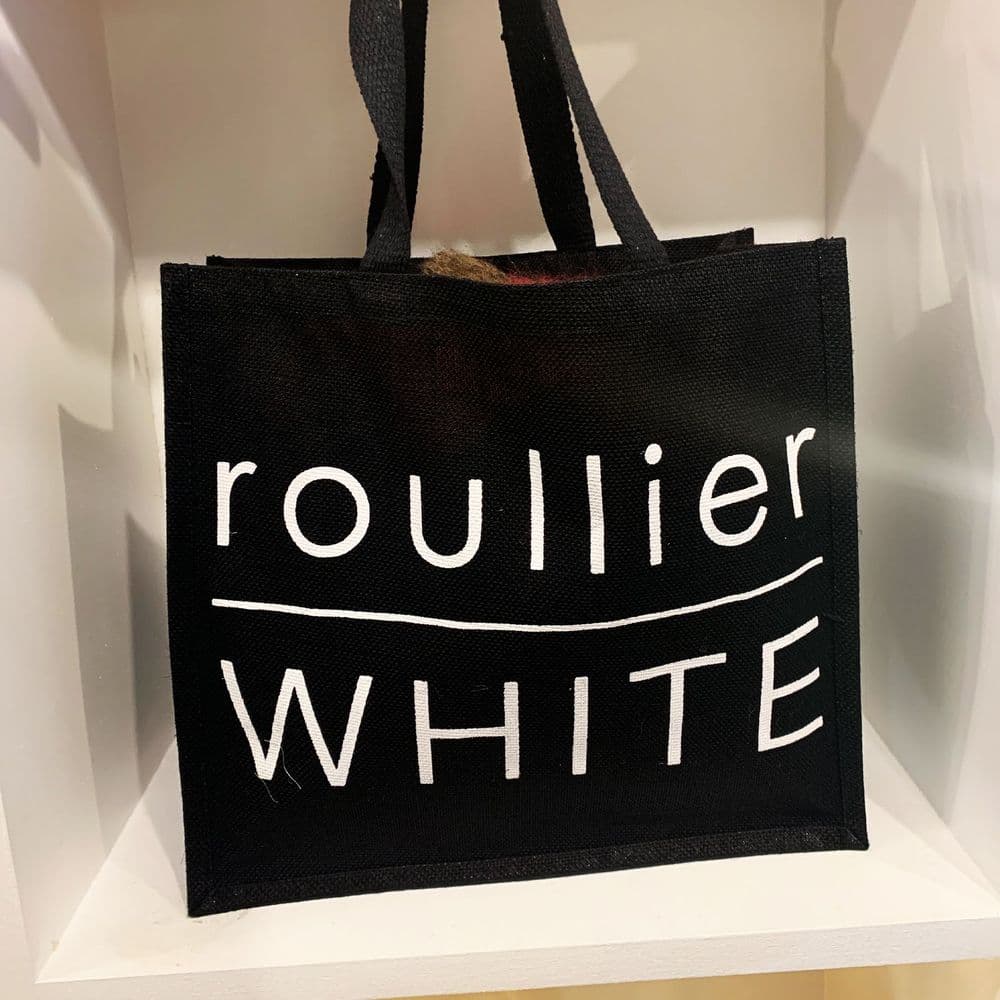 Roullier White Cool Customer Tote Bag