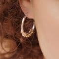Seeds Collection - Hoop Earrings - Gold & Silver Mix