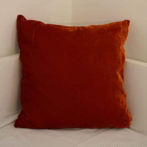 Silk Velvet Cushion - Various Colours Available