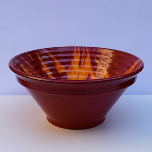Spanish Terracotta - Bowl - Vesuvius