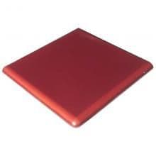 6 inch (152mm) Burgundy tile with two round edges (REX)